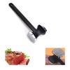 Ziranee Fleischklopfer,Heavy Duty Schnitzelklopfer Metall Fleischzartmacher Schnitzelklopfer Fleischzartmacher Fleischhammer Geeignet