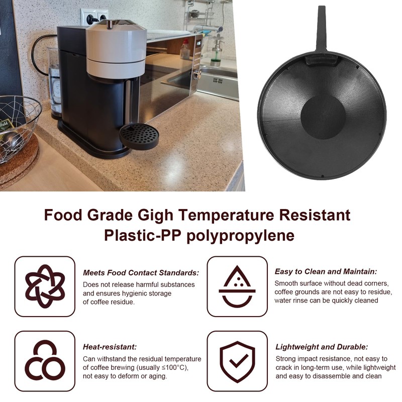 Coffee Machine Drip Tray Replacement MS-624960, Espresso Grinder Tray Repalacement