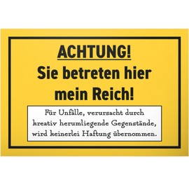 DankeDir! Funny Door Sign - Sign 30 x 20 cm - Funny Saying Birthday Gift Saying Sign Wall Decoration - Decoration Party Gift Friends Gift Idea Party Decoration