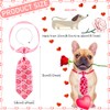 Mruq pet 24 Pcs Valentine's Day Dog Bow Ties, Adjustable