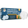 4 Pack Glass Fermentation Weights With Easy Grip Handles -