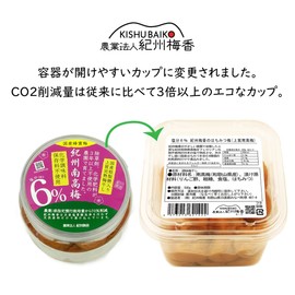 Kishubaiko Japanese Honey Plum, Additive-Free, Umeboshi, Premium Honey Plum, 1.1 lbs (500 g), 6% Less Salt, (Chemical Seasoning Additive-Free Food)