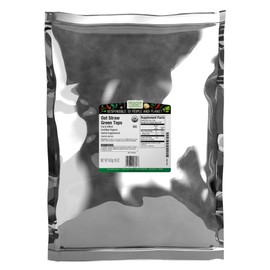 Frontier Co-op Organic Oatstraw Green Tops, Cut and Sifted - Oat Straw Herb for Tea, Bath, Wellness Use - Kosher | 16 Ounce (Pack of 1)