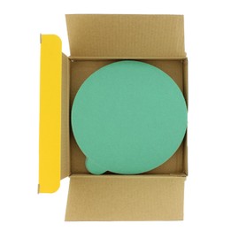 Dura-Gold Premium Film Back PSA Discos de lijado autoadhesivos para lijadoras DA, caja de 25 discos de acabado de papel de lija para automoción y carpintería, verdes, de 1000 granos, 15.2 cm, 120-Grit