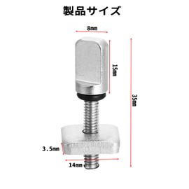 Surfing Supplies Stainless Steel Fin Screw Fin Screw Plate Set Surfboard Screws Stainless Steel Longboard Fin Bolts Screws Sliding Fin Screw Surf Fin Board with Plate Screw Surfboard Accessories Set