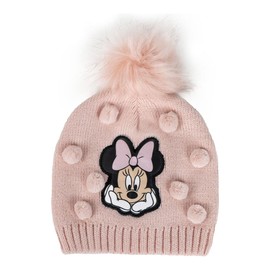 CERDÁ Life's Little Moments | Cappello Lavorato a Maglia Minnie Tessuto Morbido e Caldo - Cappello Lavorato a Maglia Minnie Design Unico Licenza Ufficiale