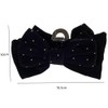 Hair Clips, Large Bows, Tight, Velour Type, Rhinestones, Hair Clips,