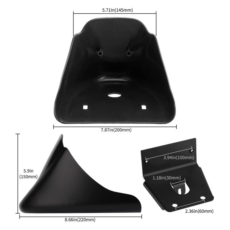 VG MOTO Motorcycle Front Spoiler Chin Fairing Lower Mudguard Air