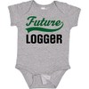 inktastic Logging Future Logger Baby Bodysuit 6 Months 0060 Heather