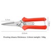 Metal Pruning Shears for Gardening – Sharp Hand Scissors for