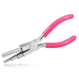 SPEEDWOX 3-Steps Wire Looping Forming Wrapping Bending Pliers, Bail Making Pliers, Jewelry Bail Pliers, Wire Looping Pliers for Bending 5mm 7mm 10mm Bails, Loops, Hooks, Jump Rings