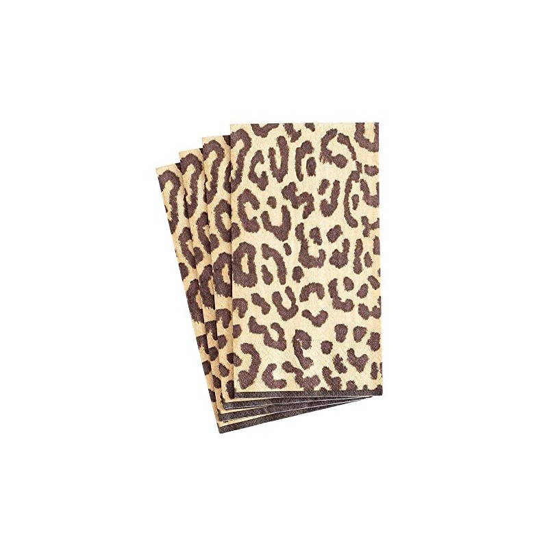 Caspari Zanzibar Paper Guest Towel Napkins - Two Packs of