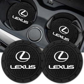 Stylish Silicone Car Cup Holder Coasters with Rhinestones