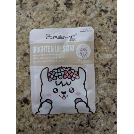 The Creme Shop 12 Pack Brighten Up, Skin Animated Llama Face Mask Animal 3/2026