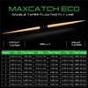 MAXIMUMCATCH Maxcatch Double Taper Floating Fly Fishing Line: DT1F-8F,100F in