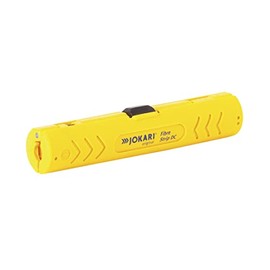 Jokari 30700 Fibre-Strip DC Cable Stripper, Yellow