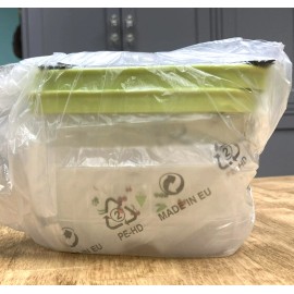 Tupperware FridgeSmart Mini Set of 2 with Vent Tabs 1.5 cup/375 ml-NEW-SHIP INCL