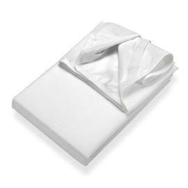 Setex Terry Towelling Waterproof Mattress Protector, Generation, White, F4PE, Terrycloth, Weiß, 90 x 190 cm