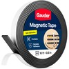 GAUDER Magnetic Tape Strong Self-Adhesive - Cut-to-Length Magnet Strip with