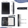 GraduatePro A5 Zip Folder Leather with Ring Binder, Portfolio Conference