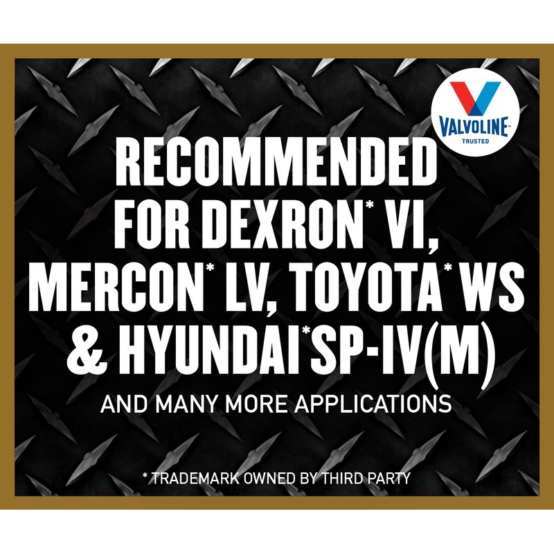 Valvoline Extended Protection Full Synthetic Automatic Transmission Fluid ATF 1