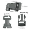 Qavctw 2x 1'' Buckle Quick Side Release Buckle for Tactical
