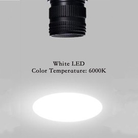 15W Spot Light, White LED Spotlight, Pin Gallery Light, Indoor Stage Lights, Art Lighting, Wall Lamp for Painting, Plant Stage Effect, Manual Adjustable Focus