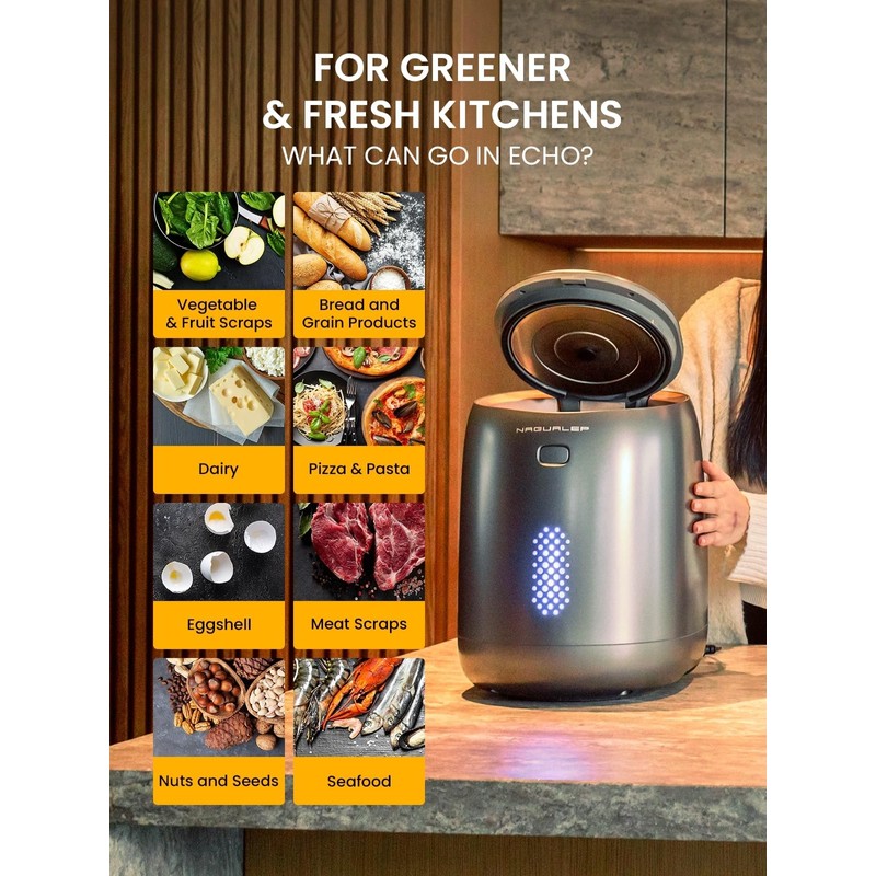 NAGUAL Echo Kitchen Composter Activated Carbon Filter