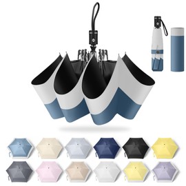 LFLFWY Parasol, 100, Fully Blackout, 7.4 oz (210 g), Ultra Lightweight (BOKEN Certified, 99.99% Shading Rate or Up, UPF 50+), Women's, Folding Umbrella, UV Protection, Automatic Opening/Closing