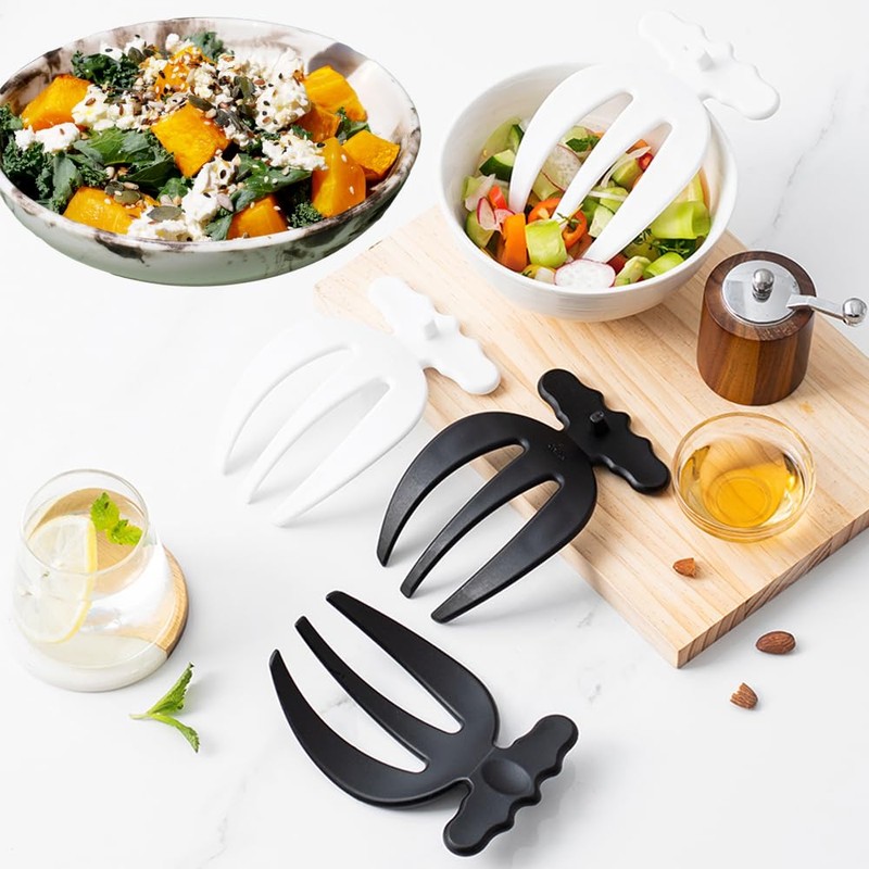 Salad Hands 2 Pack Plastic Salad Mixer Salad Servers Salad