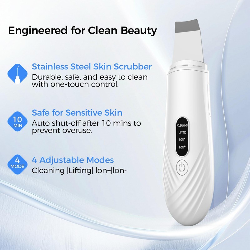 Skin Scrubber Face Spatula, Blackhead Remover Tool for Facial Deep
