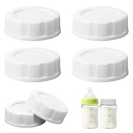 Pack of 6 Baby Bottle Lids for MAM Bottles 6-18 Months, Travel Bottle Caps with MAM Bottles, Travel Caps for Bottles 0-6 Months, Baby Bottles & Accessories