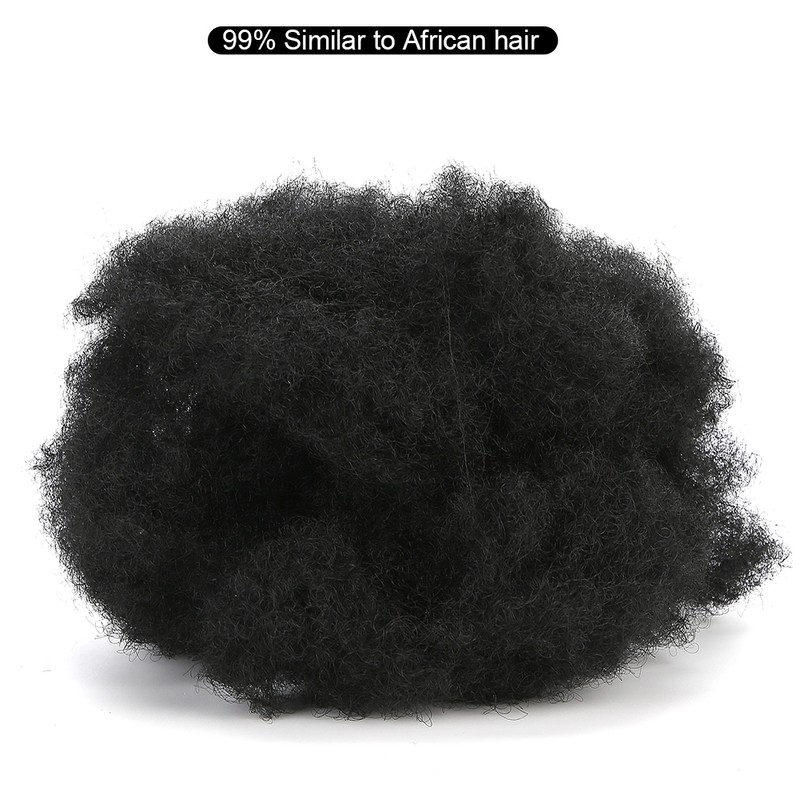 Afro Bun Puff Hair Bun Soft Afro Curly Hair Wigs