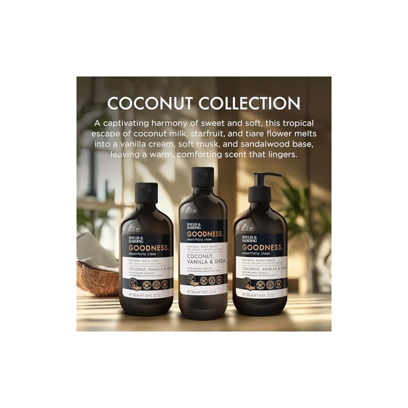 Baylis & Harding Goodness Coconut, Vanilla & Shea Body Wash