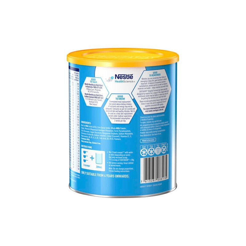 Sustagen Hospital Formula Caramel 840g