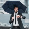 G4Free 46 Inch Windproof Foldable Travel Umbrellas Double Canopy with