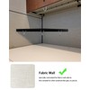 FEYRUN Metal Cubicle Corner Shelf with 3 Hooks for Office