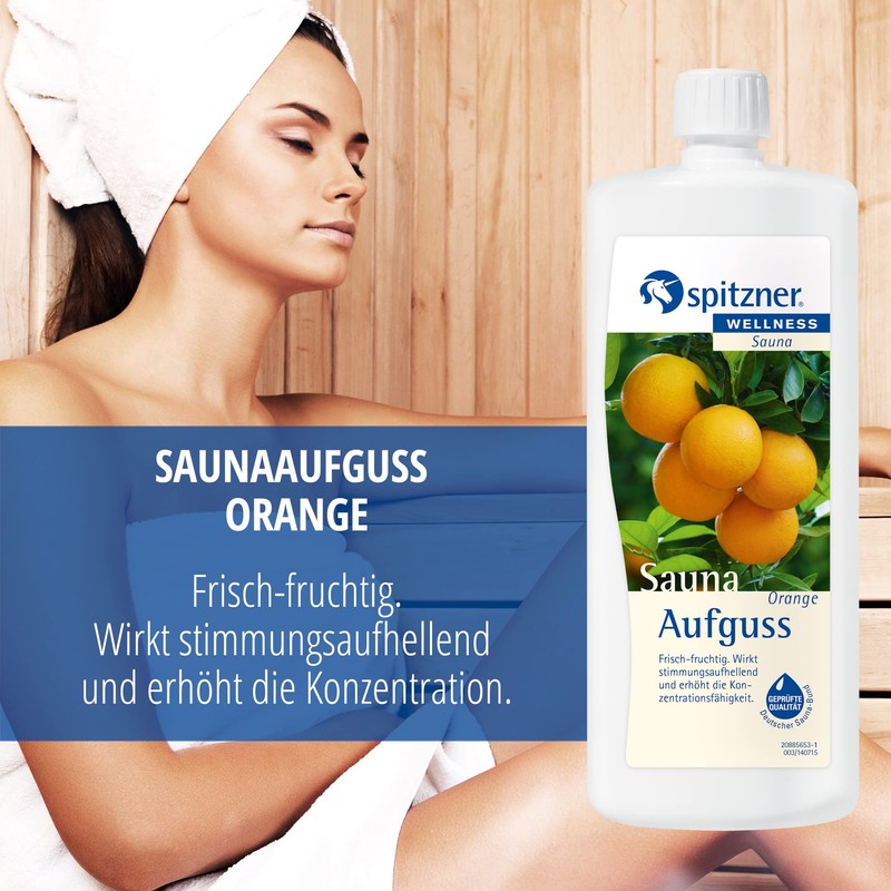 spitzner Sauna Infusion Orange 1 Litre 8850025
