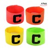 iwobi 4 Pcs Football Players Armband Elastic Football Captain Bracelet