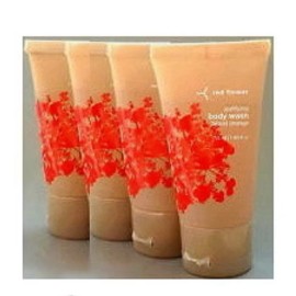 RED FLOWER BLOOD ORANGE TRAVEL SET