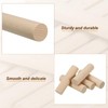 PATIKIL 1 x 4 Inch Dowel Rods Wood Sticks, 10
