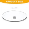 uxcell Universal Tempered Glass Pan Lid, Replacement Cooking Pot Lid
