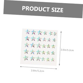 MERRYHAPY 5 Sheets Eye Gems for Makeup Rhinestone Stickers for Face Body Nails Safe Reusable Rhinestones for Festivals Parties Events Creative DIY Body Art