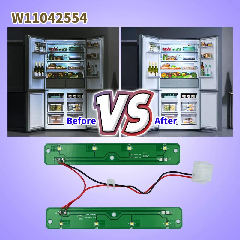 Vanshly W11042554 Refrigerators LED Light Module Board compatible with Whirlpool