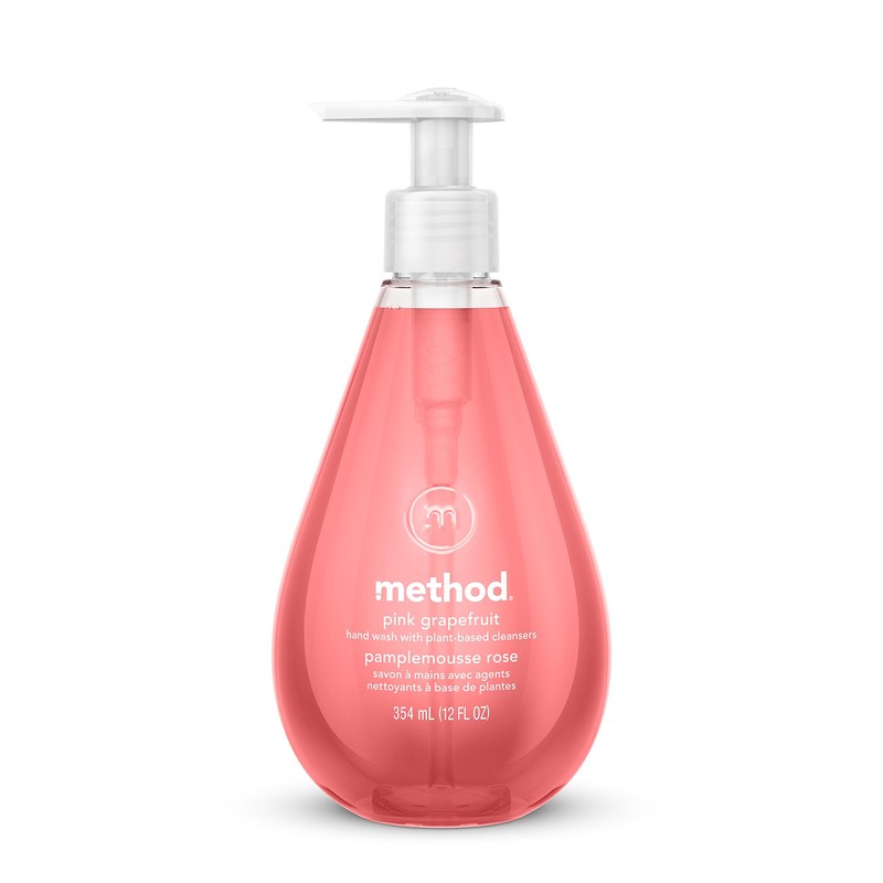 Method Gel Hand Soaps Variety Pack, Pink Grapefruit, Waterfall, Sweet