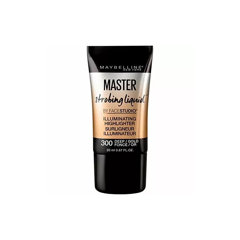 Maybelline Master Strobing Liquid Illuminating Highlighter, Deep/Gold, 0.67oz.