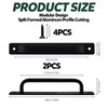 Sliding Barn Door Handles Matte Black, 7''/18 CM Alloy Sliding