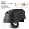 4-Pack 12388 Foot & 12293 Wheel Vacuum Caster Replacement Kit
