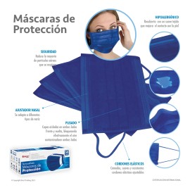 300 Cubrebocas Tricapa Para Adulto Termosellado Tapabocas