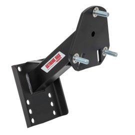 Extreme Max 3001.0081 High Mount Spare Tire Carrier for 5 & 6-Hole Tires Up to 16" - Black